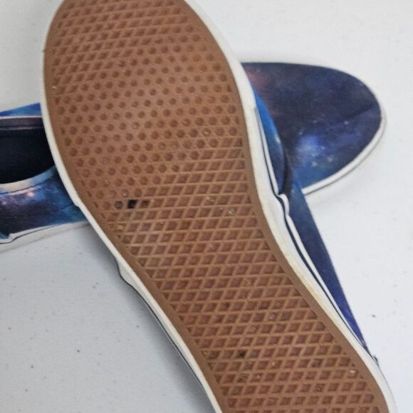 Vans Off The Wall Cosmic Space Sneakers Women's Size 7 Multicolor No Laces GUC - Picture 9 of 9